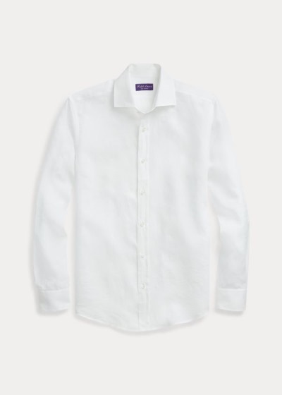 Men's Ralph Lauren Aston Linen Sport Shirts | 372865CHK